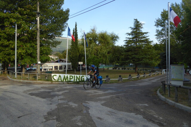 Start am Campingplatz
