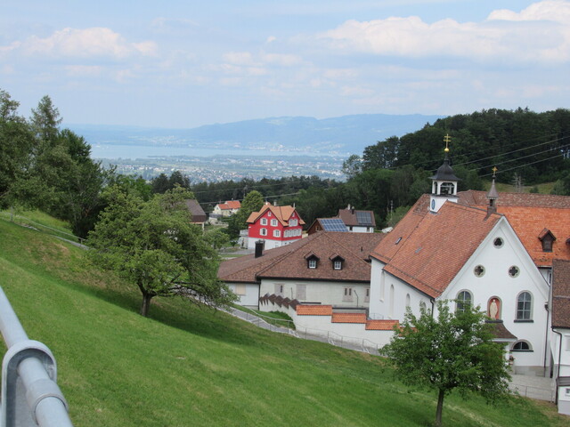 Kloster Grimmenstein mit Bregenzer Bucht