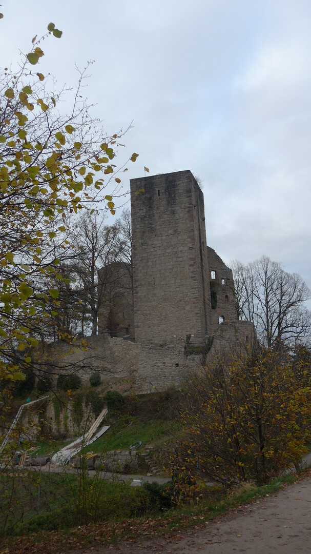 Die Burg von oben