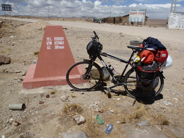 Ein erster Hochpunkt ist erreicht, Ankunft auf dem Altiplano.