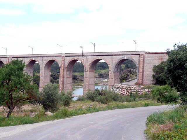 Capcanes Stausee-Viadukt