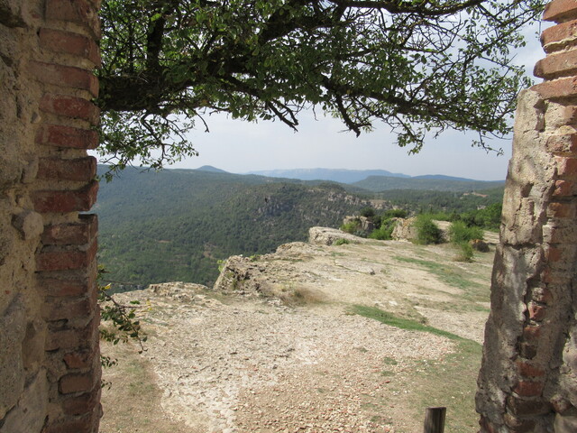 La Mussara, hinten Sierra de Montsant