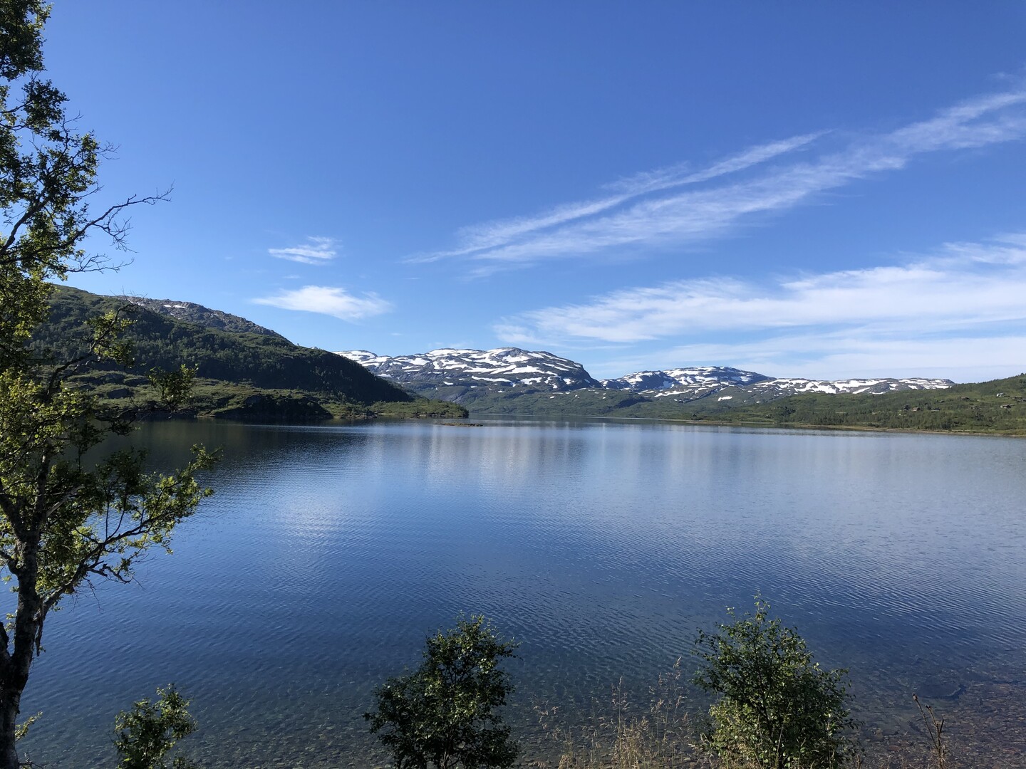 Sicht über den Hamlagrøvatnet