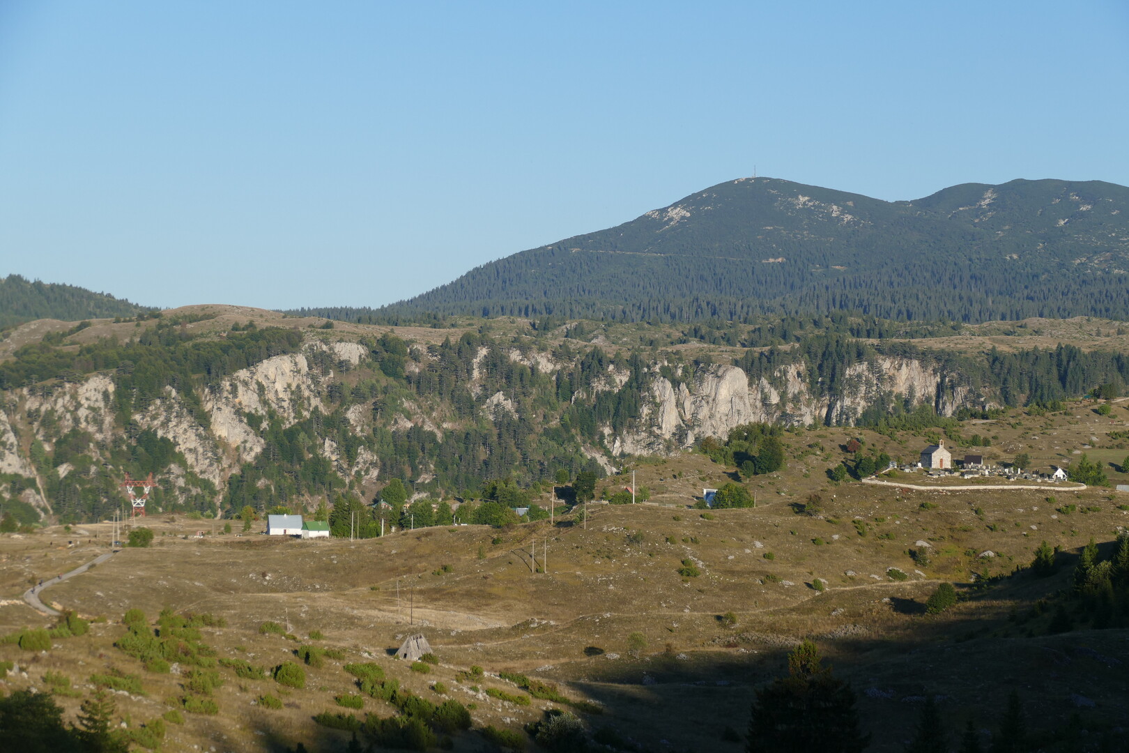 Blick über die Susica-Schlucht weg nach Crna Gora