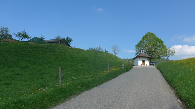 Kleine Kapelle am Ortsrand von Bärschwil