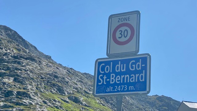 Col du Grand St. Bernard 2473m Schweizer Seite