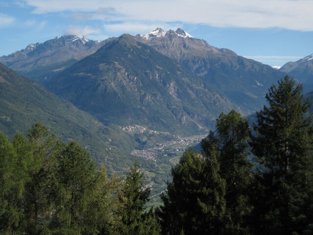 Blick Richtung Grosio Valtellina