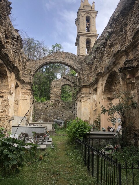 San Antonio: noch ein Passhöhenkloster-Friedhof