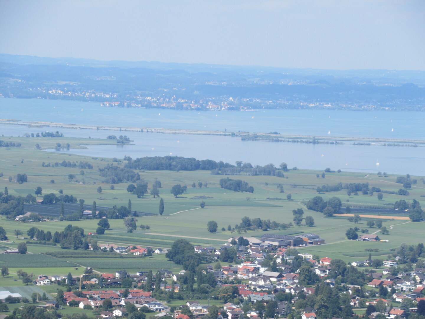 Lindau, Damm der neuen Rheinmündung