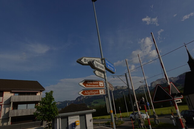 Startpunkt in Steinegg.