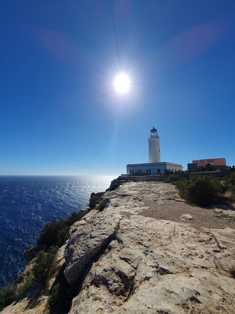 Leuchtturm am Kap Punta de sa Ruda an der Ostküste