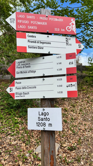 Lago Santo - 1208m