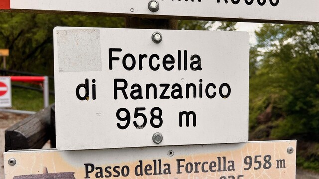 Forcella di Ranzanico 958m